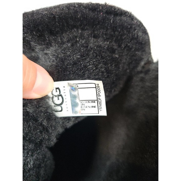 UGG Boots Womens Size 8 Aprelle Leather Wedge Pull On Knee High - Picture 7 of 11